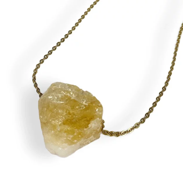 Citrine Crystal Healing Necklace