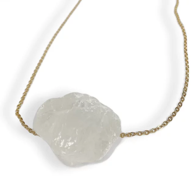 Clear Quartz Crystal Healing Necklace