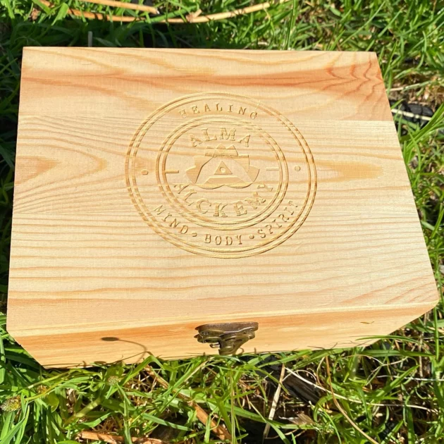 Chakra Meditation Wooden Magic Box